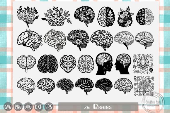 Brain, Floral Brain, Mental Health