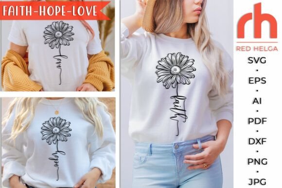 Daisy Faith, Flower Hope, Floral Love
