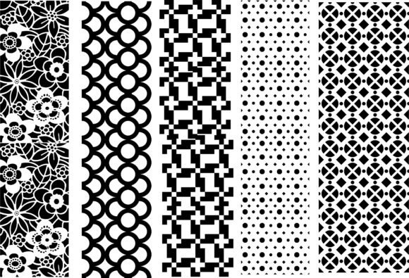 Elegant Floral and Geometric Patterns