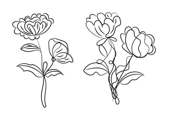 Floral Bouquet Ornament Design
