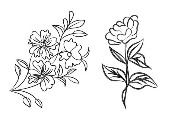 Floral Design on Garden