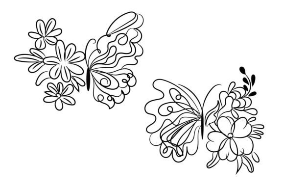 Floral Flower Wildflower Flying
