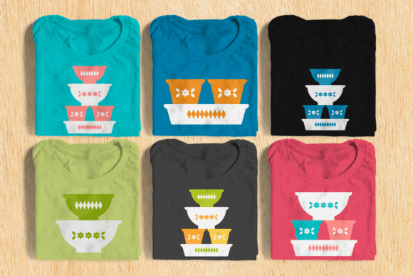 Vintage Glass Bakeware SVG