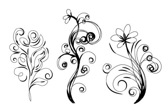Wildflower Botanical Floral Element